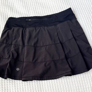 Lululemon Athletica Black tennis Skirt 6